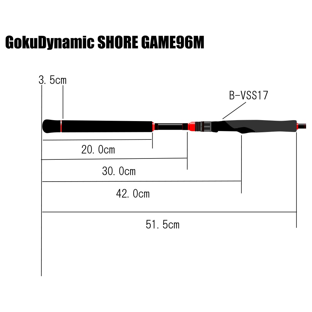 楽天カード分割 楽天市場 ポイント10倍 スーパーライト ショアジギング Gokudynamic Shoregame96m Goku 0865 釣竿 竿 ロッド シーバス クロダイ チヌ スズキ 釣り 釣具 ショア 陸っぱり ウェーディング リバーゲーム マゴチ ヒラメ フラットフィッシュ サーフ