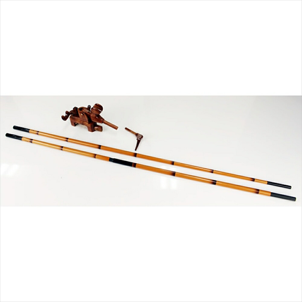 楽天市場】ダイシン 勇志 1本半竿掛セット 笛巻 大砲万力カリン