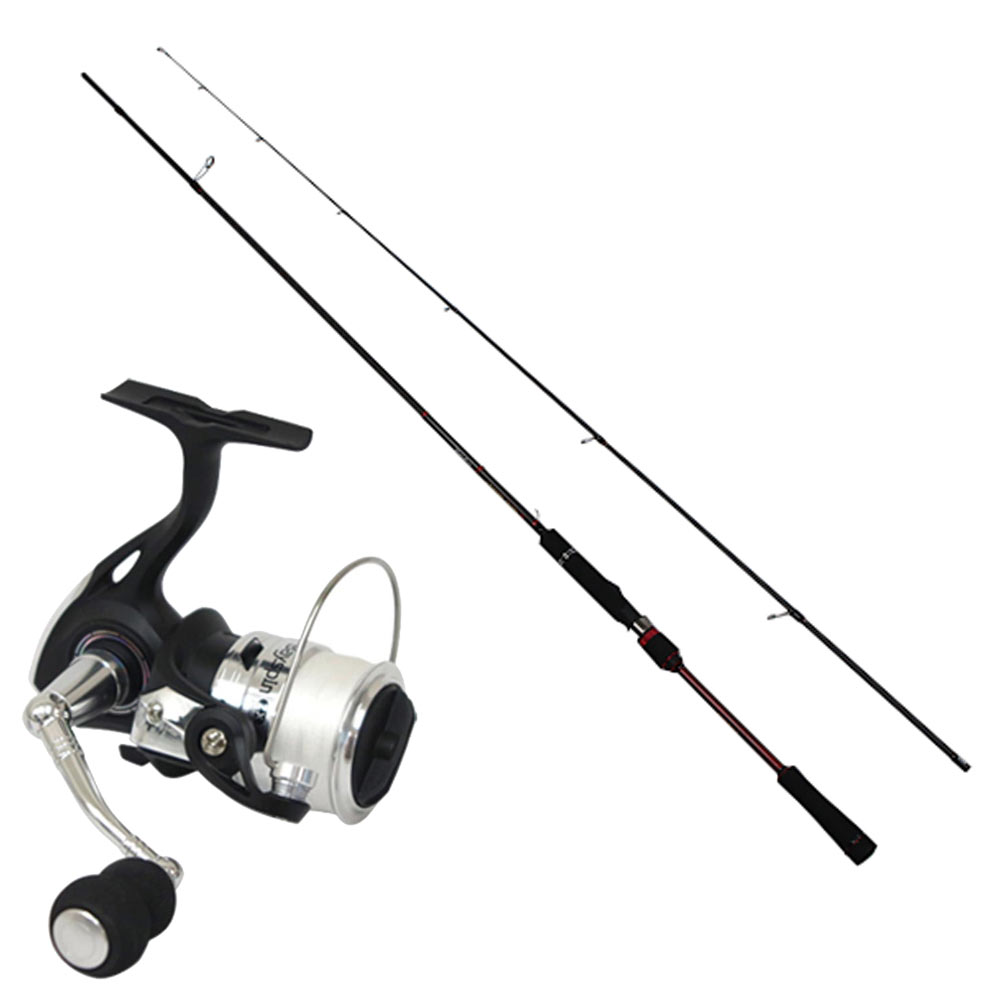 エギングセット　　釣り 楽天市場】フジKガイド搭載 エギングロッド GUNSIGHT EGING ＆ Bayspin