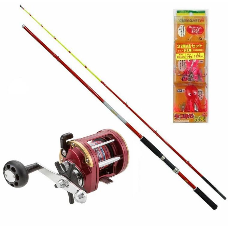 フライデー 船タコ160 ＆ タコ専DX TSD4000 PEライン8号50m付き ロッド ＆ リール セット (fridaytakoset-011)｜船 釣り 船タコ タコ ロッド 竿 糸付き 入門用 タコエギ takoset-014.jpg