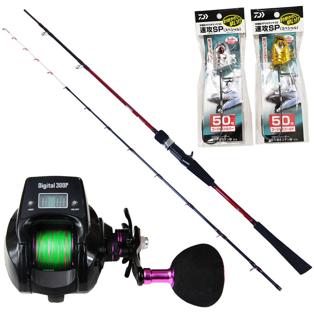 楽天市場】すぐに使える！デジタル龍撃船タチウオ釣りセット龍撃太刀魚