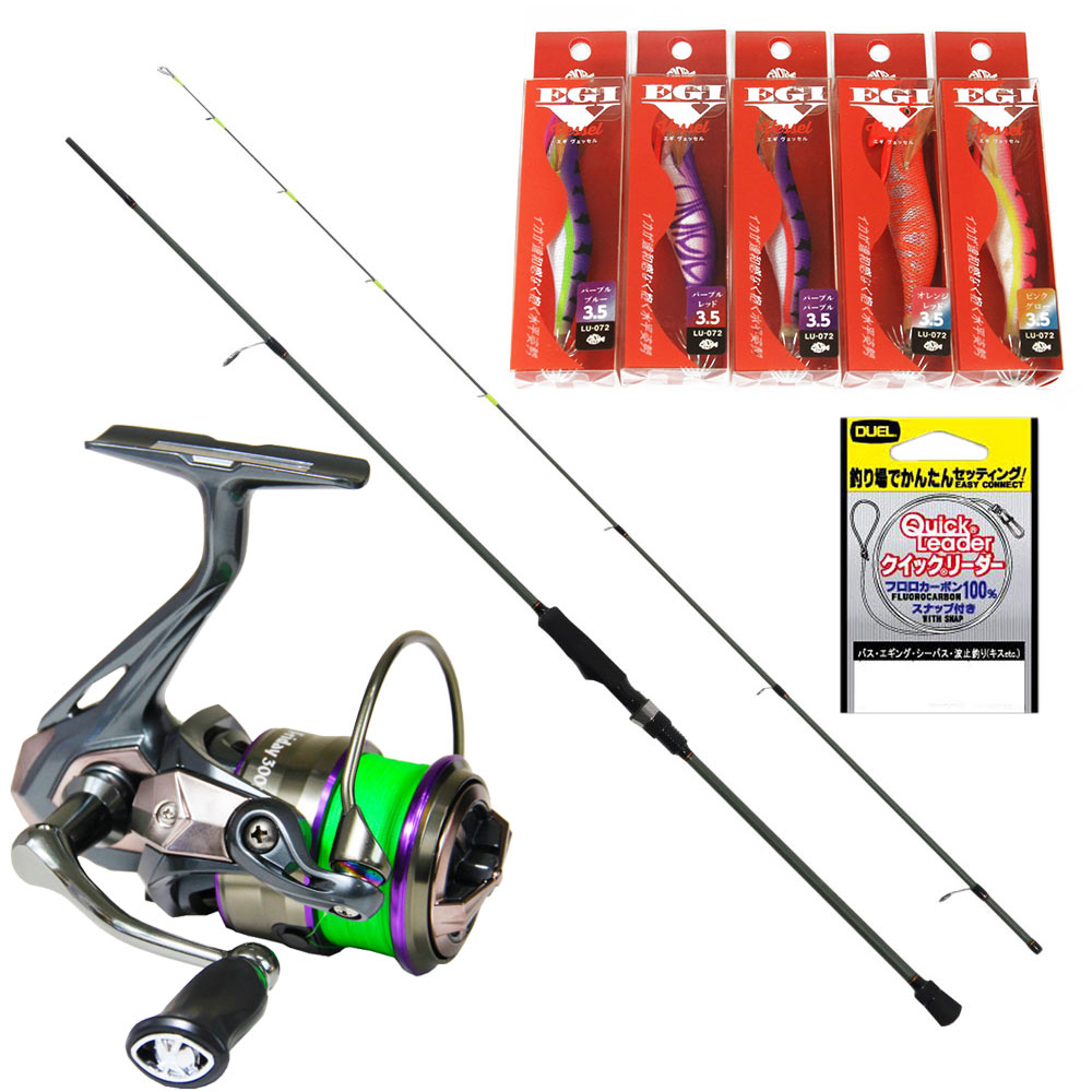楽天市場】おり釣具 ティップランエギング フルセット [ロッド＆リール