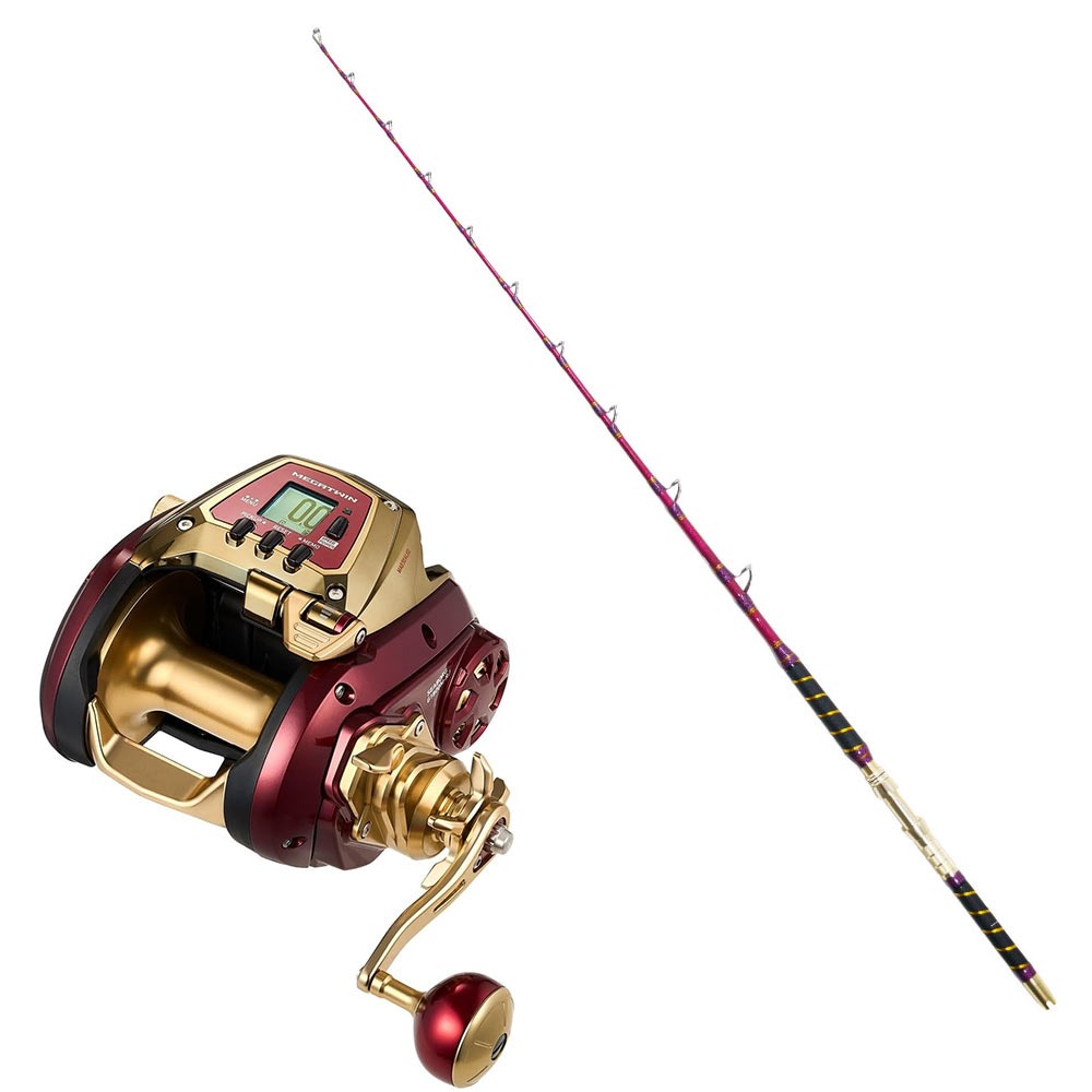 リアルワンピーススタンディングロッド パグマイヨ STF180(150～350号) ＆ ダイワ 電動リール シーボーグ G1800M-RJ (ori-funeset966)｜おり釣具 船竿 船釣り 沖釣り 深海釣り 大物釣り キンメ アコウダイ マグロ クエ サブラボウズ イシナギ キハダ｜沖釣り本舗