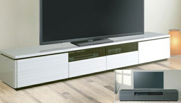 テレビボード テレビ台 ローボード ラッシュ 幅180cm テレビラックホワイト ブラック リビング AVボード シンプル おしゃれ ホワイト木目 ブラック木目 光沢　開梱設置