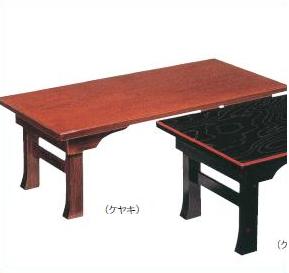 座卓 座敷机　座敷テーブル 幅90cmサイズ　ケヤキ　長方形 二月堂 折りたたみ　折れ脚　木製　日本製　国産　シンプル　幅90｜ＯＫ家具牧場