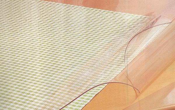 送料無料テーブルマット両面非転写テーブルマット(非密着性タイプ)定型サイズ(100×200cm)2mm厚テーブルテーブルマットビニールマットテーブルクロス【既製角落としすべり止めシール付き】