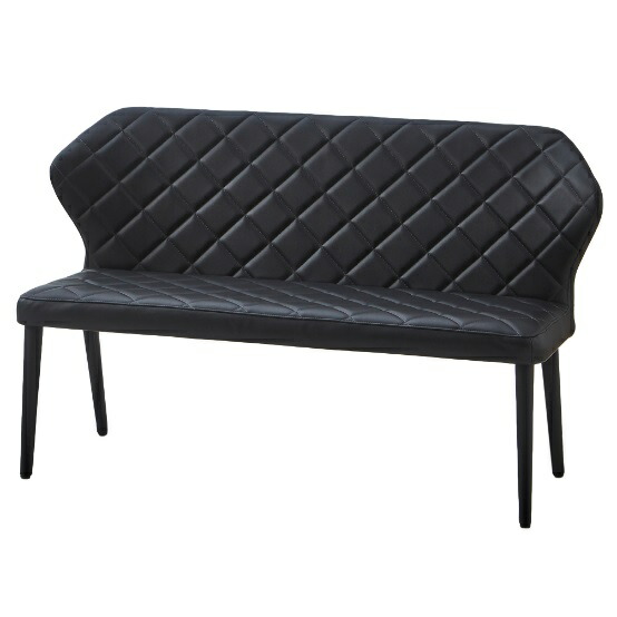 楽天市場】幅130cm 背付きベンチ 単品 ダイニングベンチ キルティング