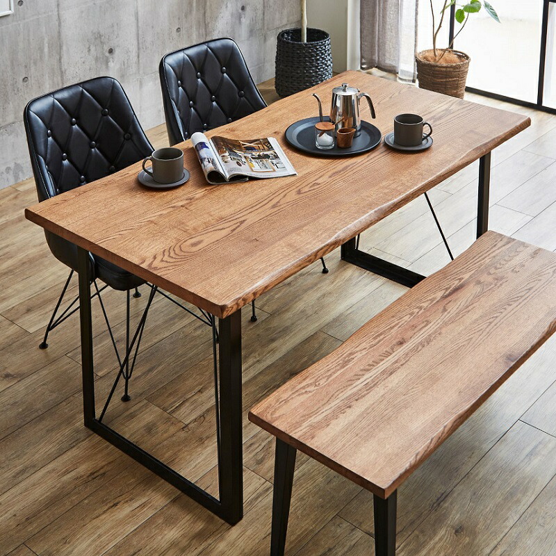 楽天市場】ダイニングテーブル 木製 オーク材 ナラ材 無垢 天然木