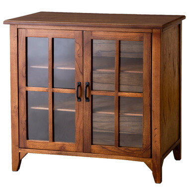 楽天市場】オールドチーク無垢材 ガラスキャビネット2D99 ナチュラル