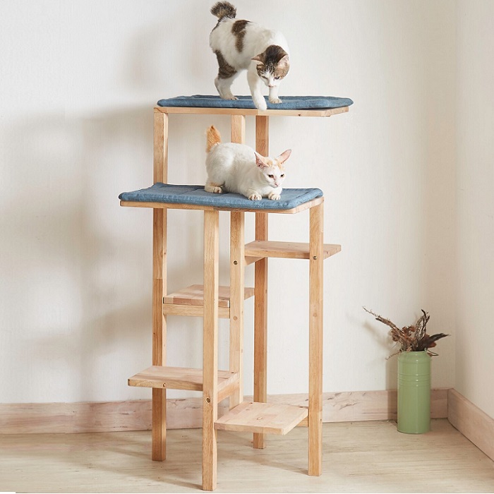キャットタワー ネコタワー 据え置き 猫タワー 室内用 遊び場 コンパクトキャットタワー スリム 省スペース 大型猫 据え置き 猫タワー 猫 猫用品 多頭飼い ベッド おしゃれ