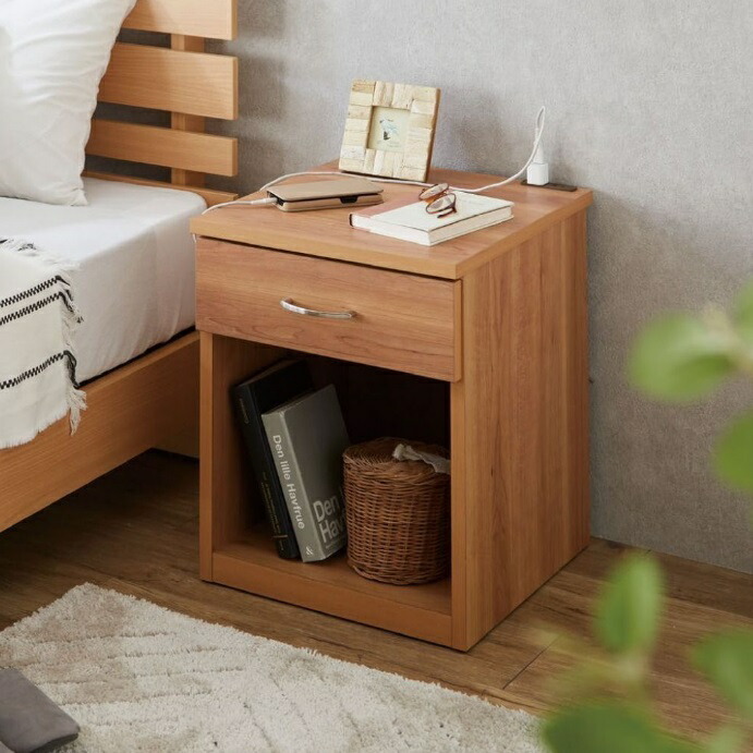 希少♦️ナショナル製♦️ナイトテーブル兼チェスト収納♦️ダークブラウン♦️送料込 NIPPONAIRE 関家具 公式店 ナイトテーブル ナイトチェスト 国産