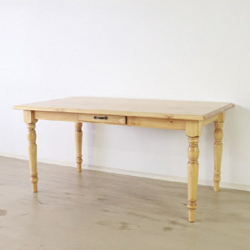 フレンチアンティークテーブル　ナチュラル　古道具　シャビー　70'sヴィンテージ vivienne-style_85254ct
