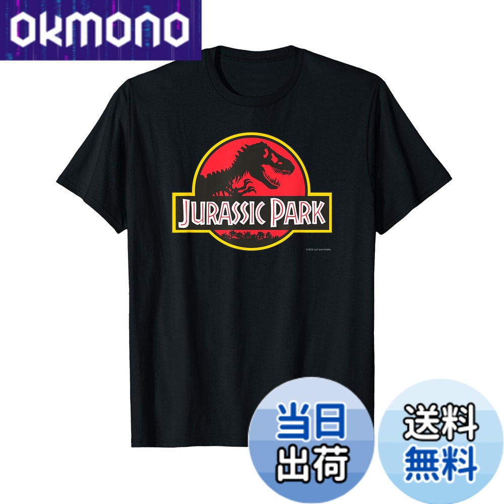 【送料無料】ジュラシック・パーク LOGO Tシャツ 色：ブラック、サイズ：S画像