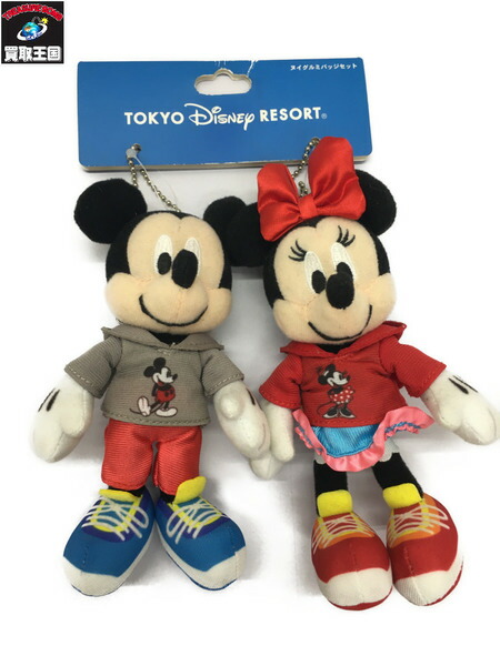 【新品タグ付き】ディズニーランド42周年 ミッキーぬいぐるみ　ぬいぐるみバッジ 楽天市場】ミッキーマウス ぬいぐるみバッジ ぬいバ 東京