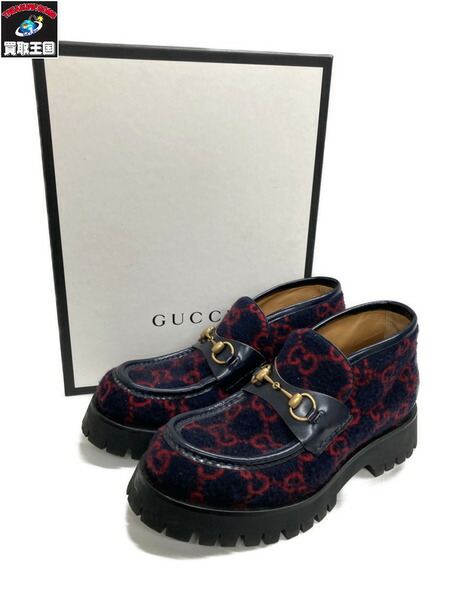 楽天市場】GUCCI グッチ ヨルダーン ホースビット ローファー ブラウン