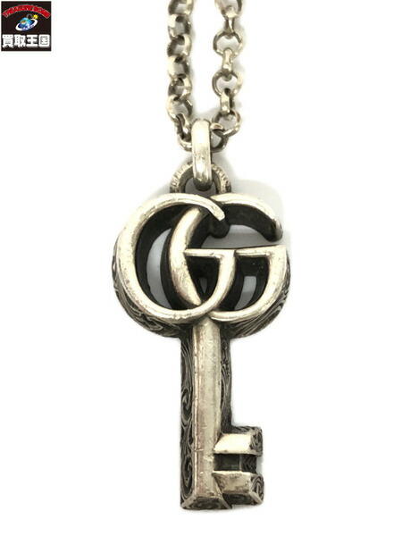 美品　GUCCI グッチ　ダブルG アラベスク GG キーモチーフネックレス グッチ シルバージュエリーダブルG キー ネックレス | GUCCI® JP