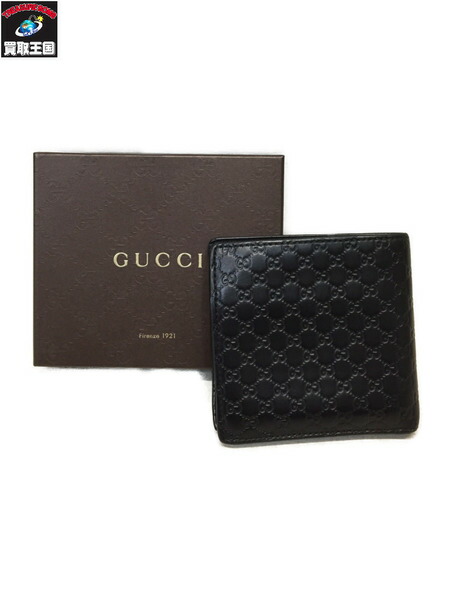 【新品・未使用】グッチ ブラック 二つ折り財布 パテントレザー 楽天市場】【財布】GUCCI グッチ マイクログッチシマ 二つ折り 財布