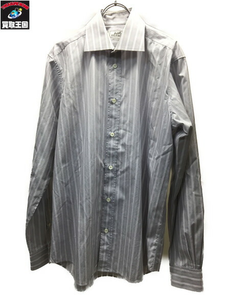 楽天市場】【HERMES】エルメス ホース刺繍 ストライプ セリエボタン