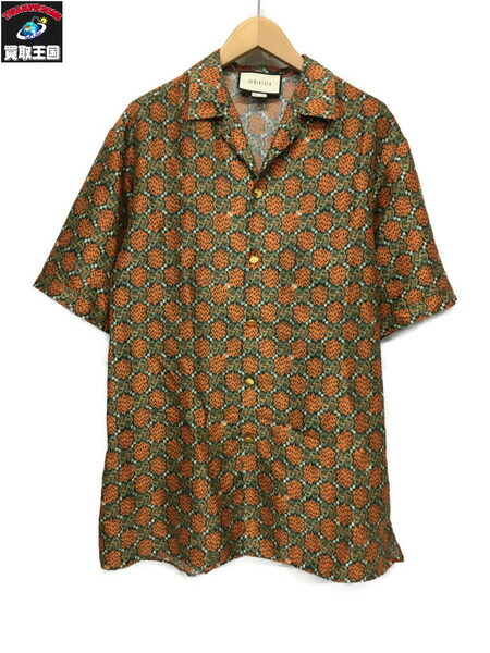 楽天市場】GUCCI グッチ シャツ サイズ:46 22SS パイナップル GG