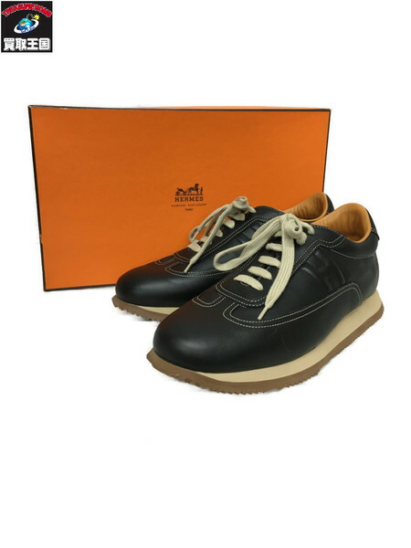 【美品】HERMES デッキシューズ 28-28.5cm向け ホワイト Amazon | [エルメス] スニーカー バスケットシューズ メンズ