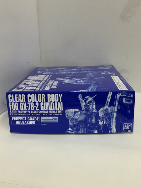 Pg Unleashed 1 60 Rx 78 2 ガンダム クリアカラーボディ 中古 septicin Com