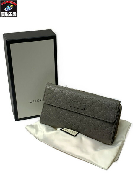 楽天市場】【財布】GUCCI グッチ マイクログッチシマ ロゴ ラウンド