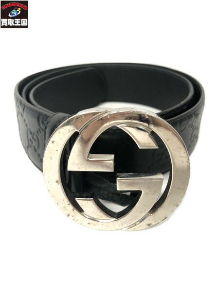 グッチ GUCCI ベルト グッチシマ GGバックル デボス ブラック ゴールド 楽天市場】GUCCI グッチ グッチシマ GG インターロッキング G