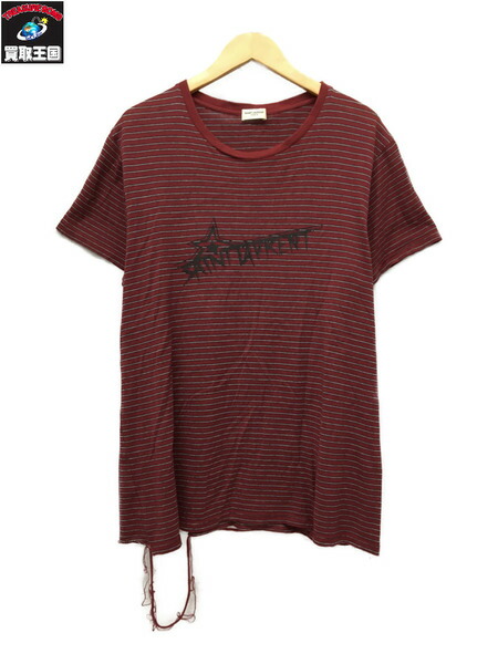 楽天市場】SAINT LAURENT PARIS ブラッドラスターTシャツ ブラック