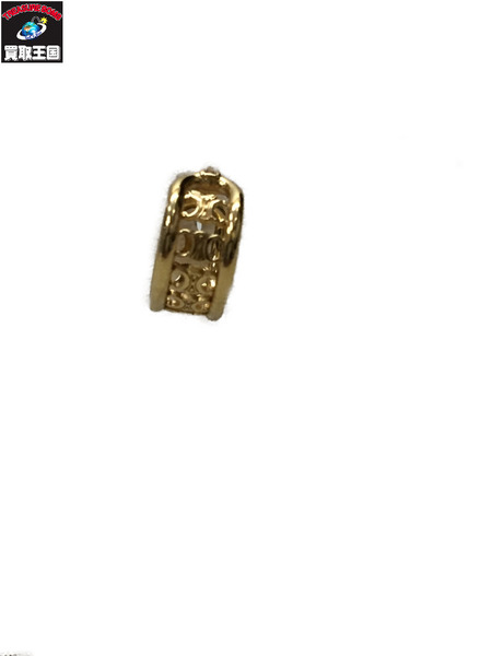 楽天市場】【中古】CELINE片耳のみ スモールノットフープピアス