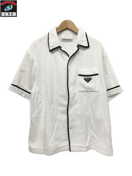 楽天市場】PRADA 2019AW Printed Bowling Shirt UCS341 プラダ