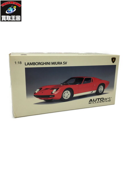 Autoart Millennium 中古 Millennium Lanborghini Miura Sv ミニカー トイカー 乗り物のおもちゃ 車 中古 超安い