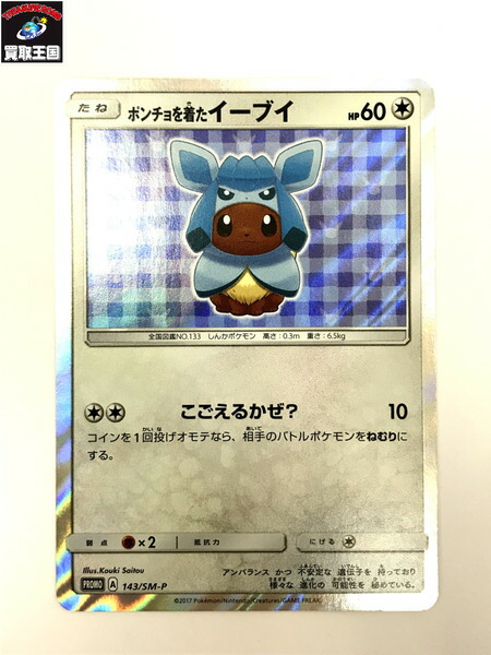 特別セール品 ポンチョを着たイーブイ グレイシア 143 Sm P ポケモンカード 中古