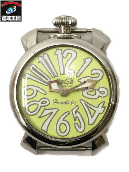 【美品/箱】GaGaMILANO マヌアーレ40 シェル ユニセックス 美品/箱/保】GaGaMILANO マヌアーレ40 シェル ユニセックス