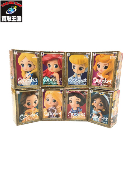 Qposket Petit Disney Characters Girls Festival 全8種セット 中古 Andapt Com