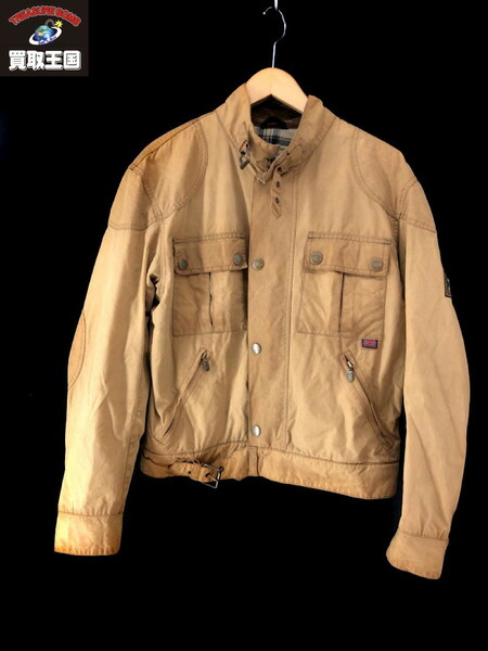 Belstaff バトルドレスジャケット オイルドジャケット ベージュ S 中古 Dsmre Com