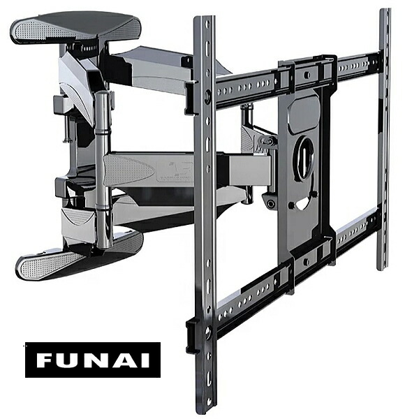 【3190】FUNAI フナイ 船井相応う 飾りつけ金具 40型43型48型49型50型55型65型 in 相応う 壁賦払金具 上下働き掛ける角度調節する 液晶 TV 金具 テレビ受像機 ひな形 テレビ受像機飾りつけ金具 TV飾りつけ金具 冷間伸す鋼  ★貨物輸送無料★