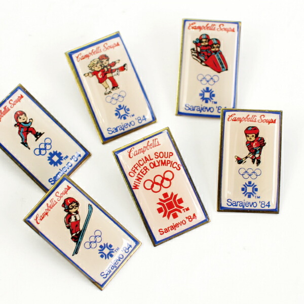 【マラソンP最大49倍】VINTAGE サラエボオリンピックピンズセット