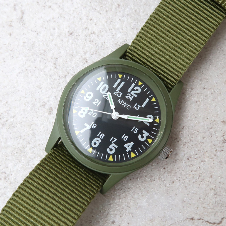 楽天市場 Mwc ミリタリーウォッチカンパニー Classic Range Quartz Watch オリーブ Cdc General Store