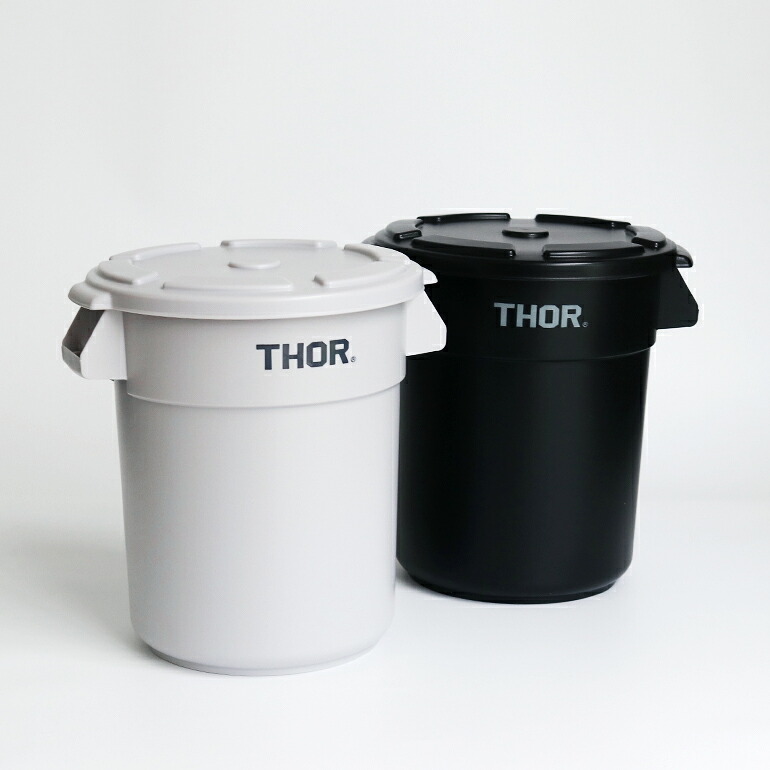 【楽天市場】【マラソン ポイント最大47倍】THOR[ソー]Round Container & Lid DC 12L (コンテナ・フタ セット ...