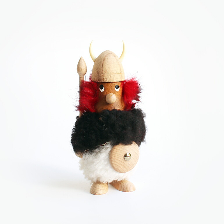【マラソンP最大47倍】VINTAGE<br>DANISH WOODEN VIKING #18