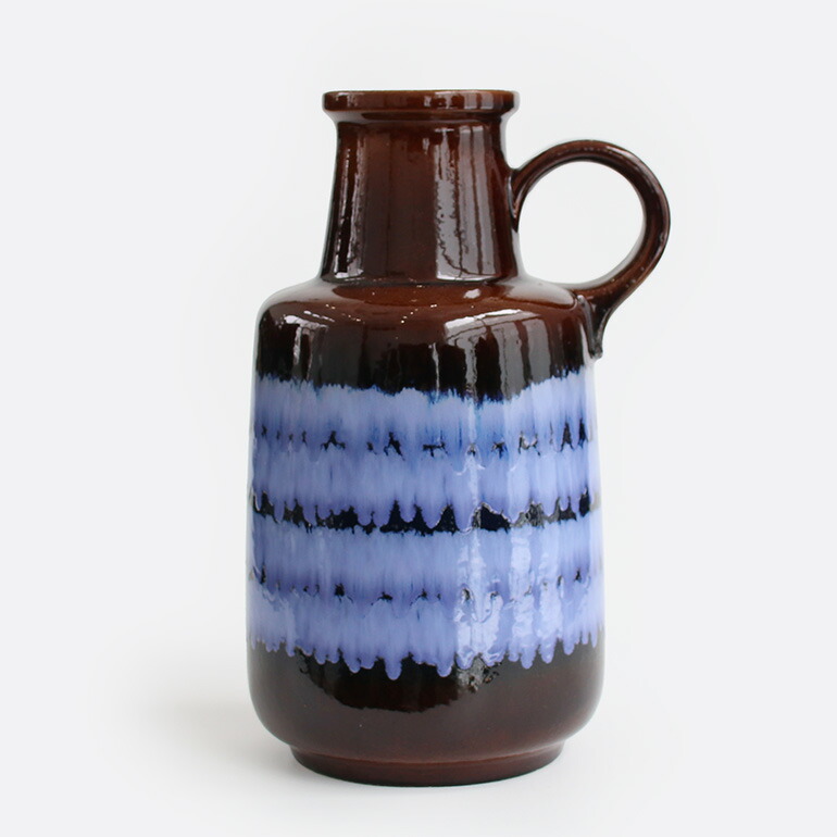 【マラソンP最大47倍】VINTAGE<br>西ドイツ製 フラワーベース W.Germany Fat Lava Scheurich 40cm