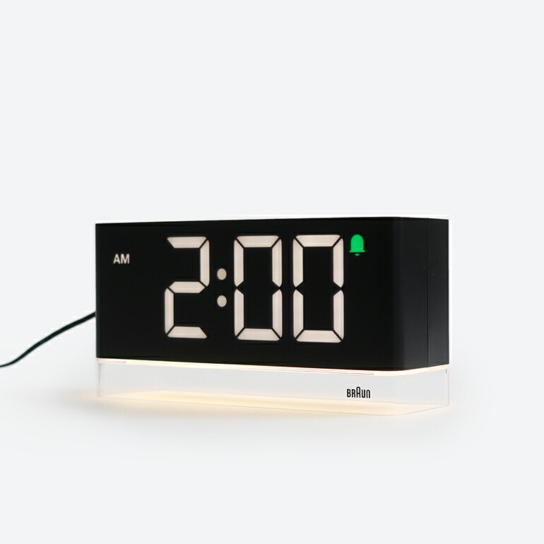 【マラソン★P最大47.5倍】BRAUN[ブラウン]DIGITAL ALARM CLOCK BC27B[アラーム時計 目覚まし時計 デジタル LED ライト スヌーズ 電池 おしゃれ シンプル]｜CDC general store 10,032円