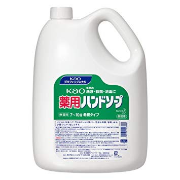 名取り草 薬用名取り草お手て石けん ４．５Ｌ ３本（１箱）