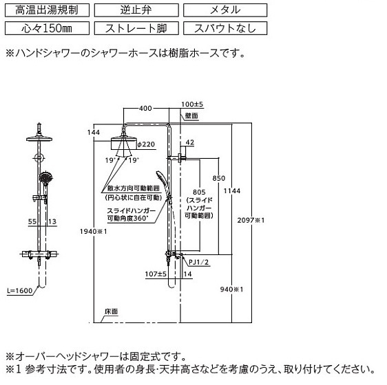 楽天市場 Toto 壁付サーモスタット混合水栓 シャワー 節水 水栓 ひまわりシャワー Tbwj 取付工事可能 送料無料 オーケーストア