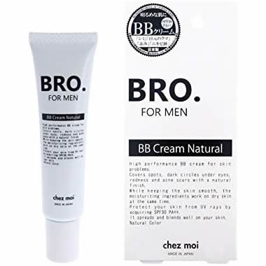 楽天市場 送料無料 ネコポス Bro For Men Cream ナチュラル クリーム コンシーラー シミ 目もと くま 隠し 赤み ニキビ 紫外線 対策 日焼け止め 男性用 メンズ Okショップ