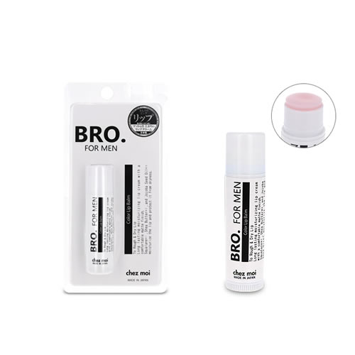 楽天市場 送料無料 ネコポス シェモア Bro For Men Color Lip Balmコーラルピンク 5g シェモア リップクリーム リップスティック メンズコスメ 唇の乾燥 男性用化粧品 Okショップ