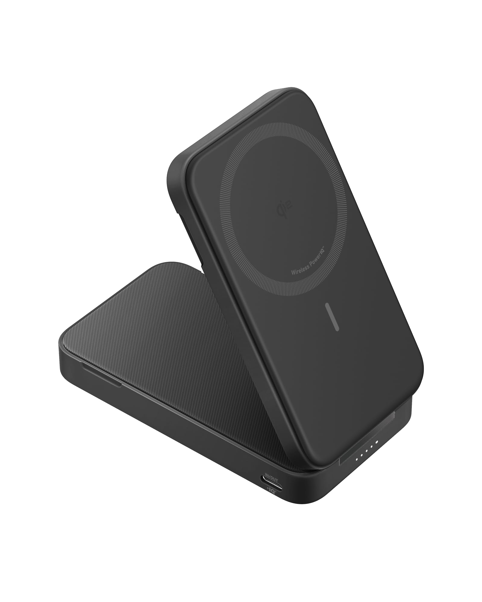 Anker MagGo Power Bank (6600mAh) 移動性蓄電池 Qi2相応う 無線電話申し受ける 最大限度最終生産物15W MagSafe相応う 磁石式無線電話申し受ける相応う パウダーコンパクト 折りたたみ式照明ランプ iPhone 17 / 16 / 15 / 14 シリー...