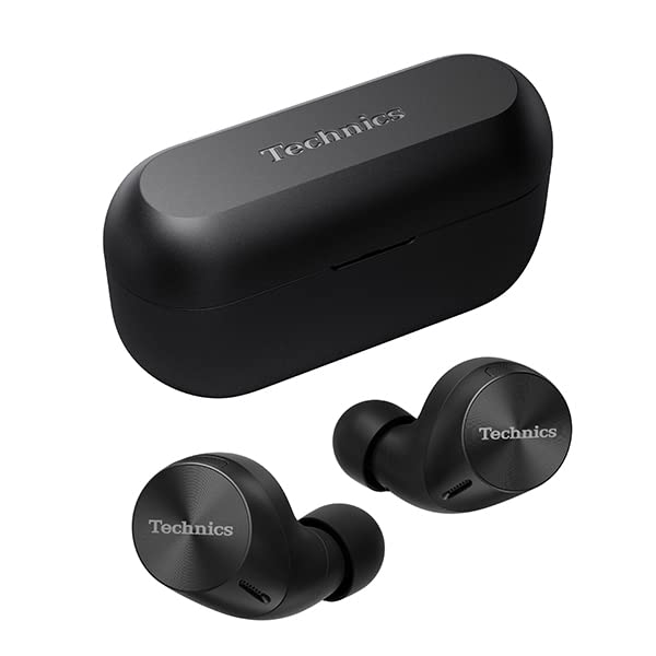 テクニクス ワイヤレスイヤホン EAH-AZ60M2-K 黒いこと bluetooth ノイズキャンセリング 3台マルチポイント IPX4 LDAC相応う ハイレゾ声遣い生まれ変わり 手っとり早い申し受ける相応う 適用業務相応う