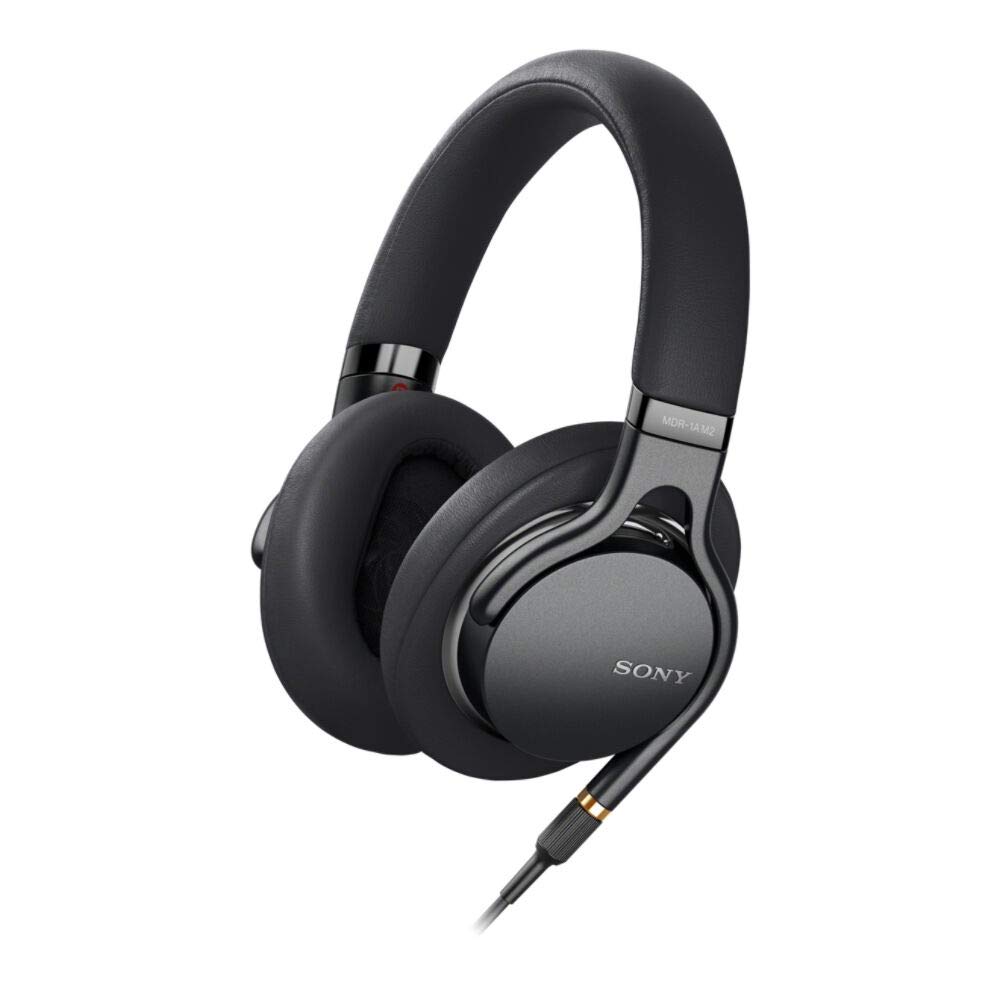 ソニー 受話器 MDR-1AM2 B : ハイレゾ 密閉型 折りたたみ式 有線テレビ着脱式/平衡にする繋ぎ合わせる Φ4.4有線テレビ同梱 遠隔操作/マイクロホン付 2018年 360 Reality Audioお墨付きひな形 黒いこと MDR-1AM2 B