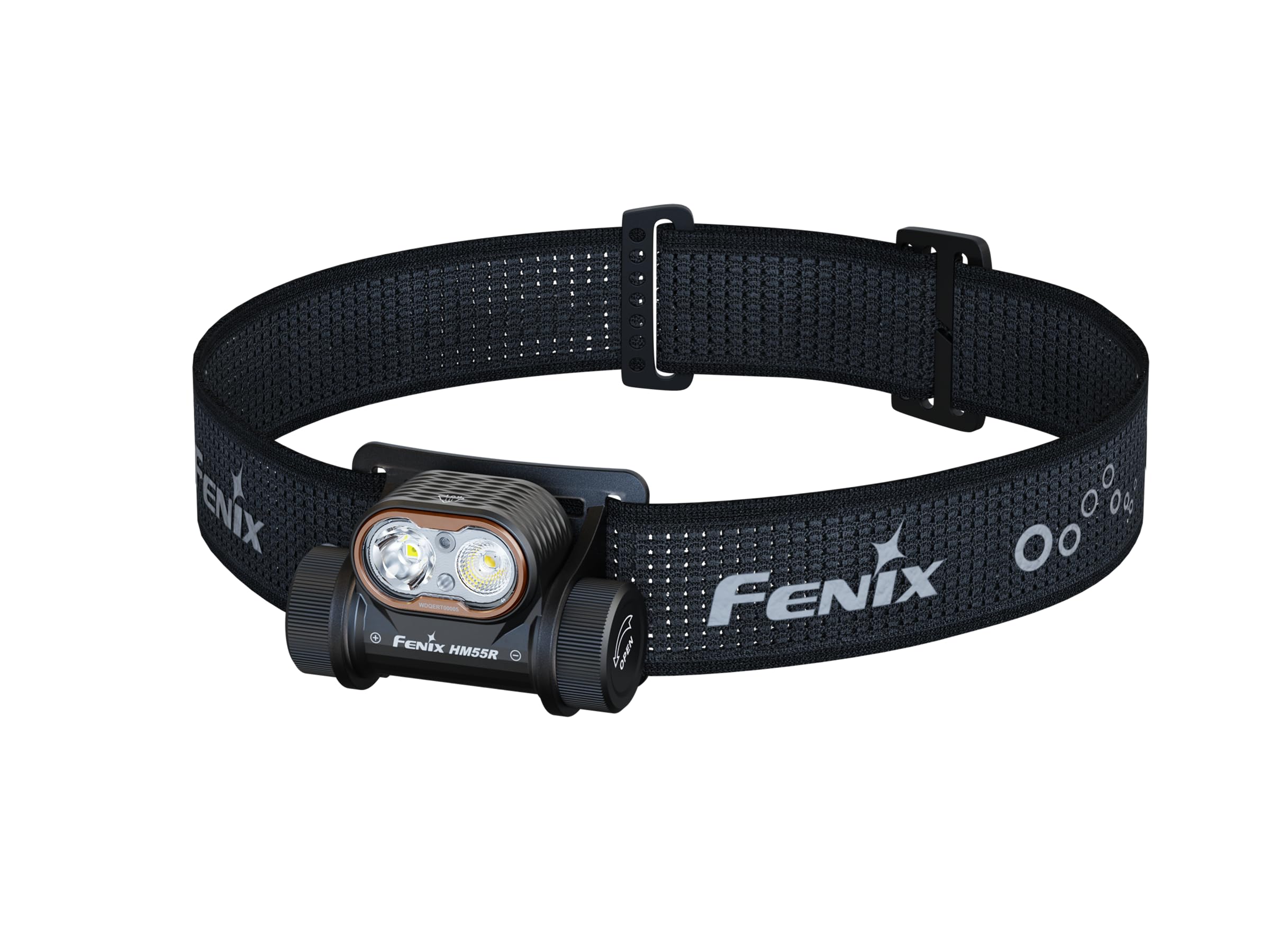 Fenix HM55R 前照灯 最大限度1200lm TYPE-C申し受ける式 軽銀製 IP68雨合羽 パウダーコンパクト 軽さ 暗所やり方 アウトドア トレイル駈けっくら [製造会社引きうける5年](黒いこと)